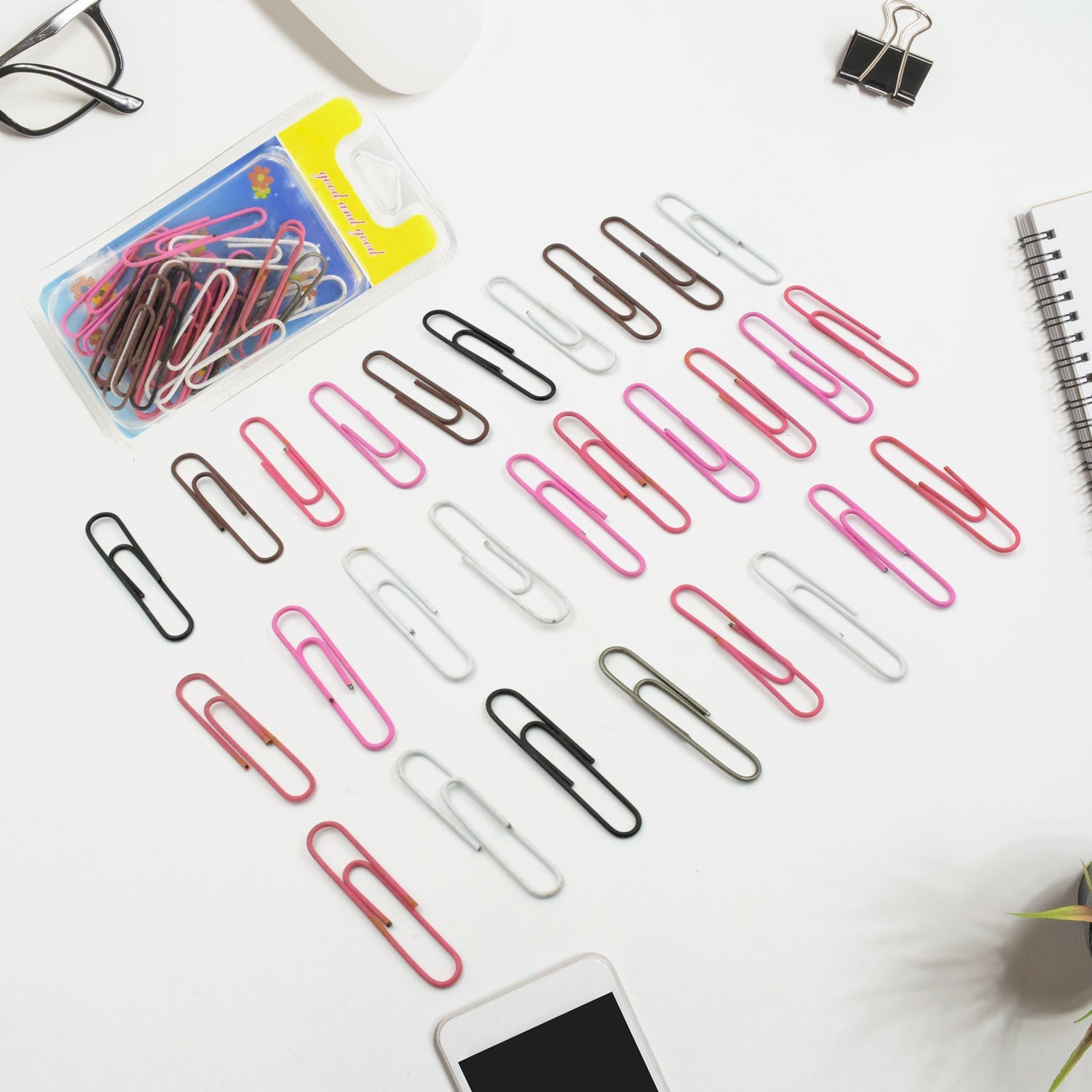 8859 MultiPurpose Assorted Color Coated Paper Clips, Assorted Sizes, Durable & Rustproof, Colored Paper Clips for Paperwork, DIY Work, classify Documents, Bookmark, Snacks Bag Clips, Suitable for Home, School, Office (Approx 28 Pcs) 8859 MultiPurpose Assorted Color Coated Paper Clips, Assorted Sizes, Durable & Rustproof, Colored Paper Clips for Paperwork, DIY Work, classify Documents, Bookmark, Snacks Bag Clips, Suitable for Home, School, Office (Approx 28 Pcs)